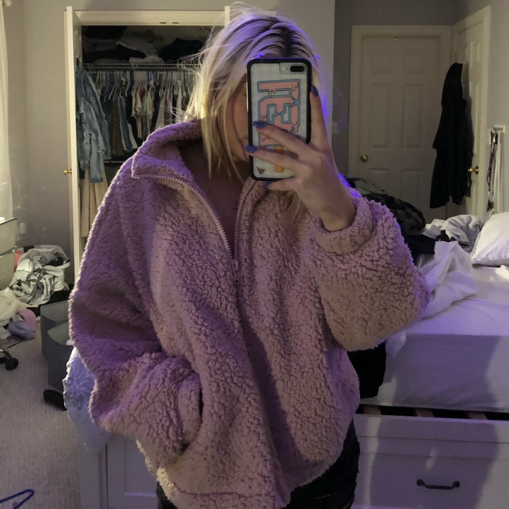 Urban Pink Teddy Coat